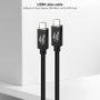 Nanocable Cable USB 4 Gen 3x2 USB-C a USB-C 40Gbps 240W 1.8m Negro